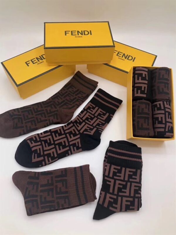 FENDI SOCKS - FDS17 - Image 3