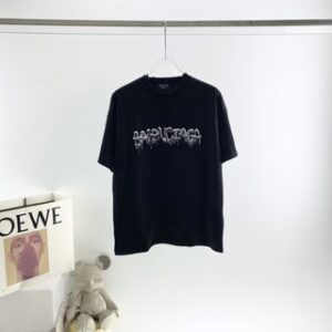 Balenciaga Drop Glue Mixed Color Foaming T-Shirt - BBS032