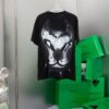 Givenchy Oversized T-Shirt with Tag Effect Dog Print - GVS22