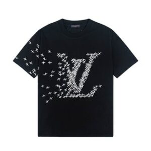 Small Airplane Logo Round Neck Printing Short Sleeve T-Shirt - LSVT73