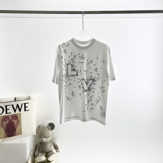 Louis Vuitton 2022 3D Graphic Printed Alphabet T-Shirt - LSVT54