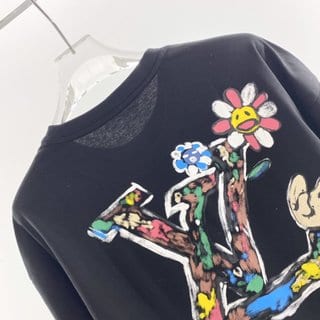 Louis Vuitton Graffiti LOGO Hand-Painted Printing Color Layered Rich - LSVT66 - Image 5