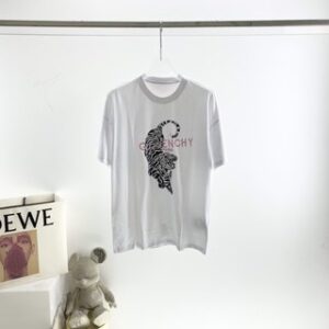 Givenchy 2022 Embroidered Three-Dimensional Embroidery Logo T-Shirt - GVS17