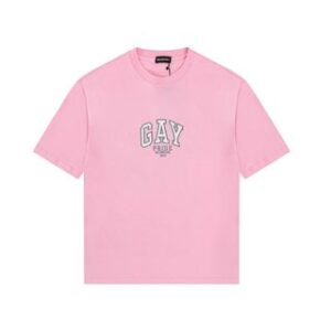 BALENCIAGA CLASSIC GAY PRIDE T-SHIRT - BBS065