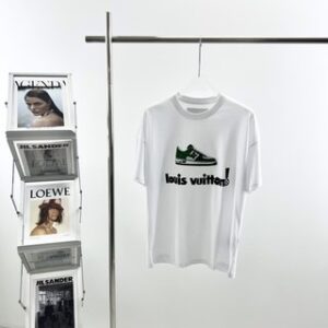 Louis Vuitton T-shirt LV shoes embroidery - LSVT99