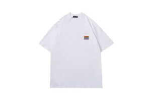 Balenciaga Rainbow Embroidery T-Shirt - BBS035