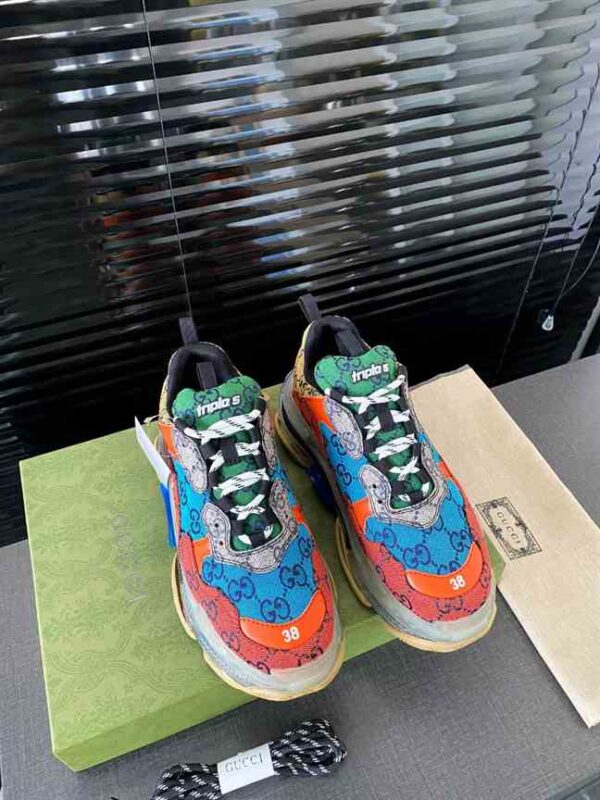 GUCCI x BALENCIAGA TRIPLE S TRAINERS - GG104 - Image 6