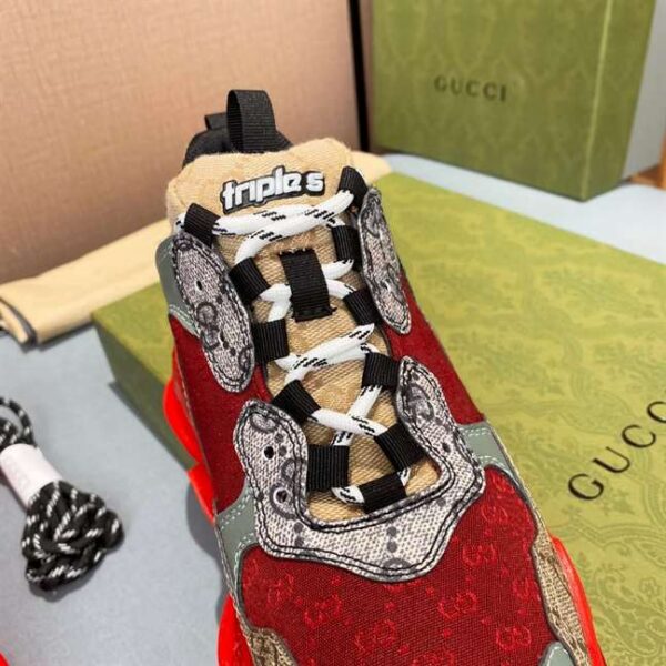 GUCCI x BALENCIAGA TRIPLE S TRAINERS - GG111 - Image 7
