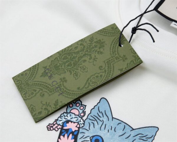 GUCCI UPSIDE-DOWN CAT T-SHIRT - GCS158 - Image 6