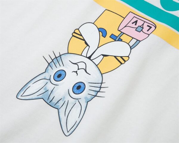 GUCCI UPSIDE-DOWN CAT T-SHIRT - GCS158 - Image 4