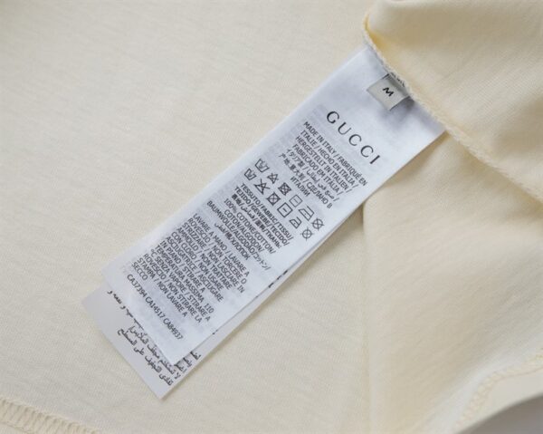 GUCCI INTERLOCKING G STAR PRINT COTTON T-SHIRT - GCS153 - Image 9