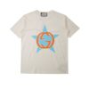 GUCCI INTERLOCKING G STAR PRINT COTTON T-SHIRT - GCS153