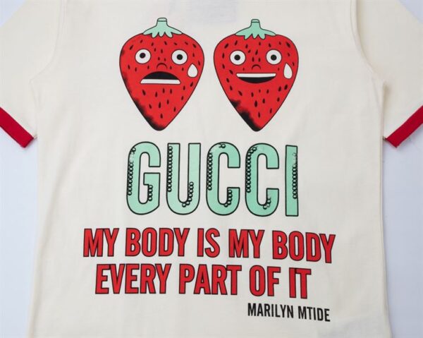 GUCCI LOVE PARADE SERIES STRAWBERRY T-SHIRT - GCS177 - Image 5
