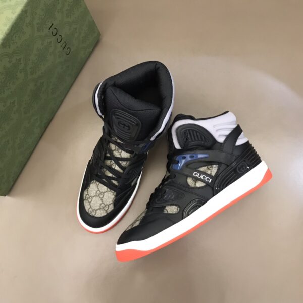 Gucci Basket black high-top sneakers - GC161 - Image 6