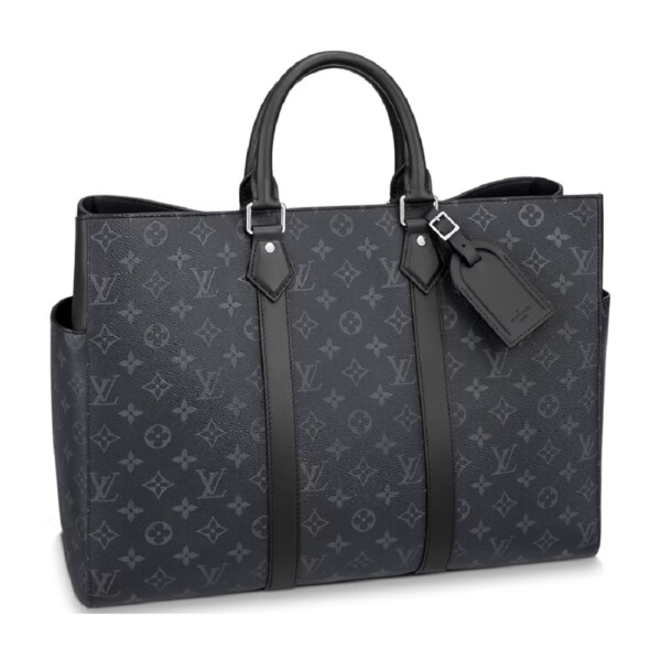 LOUIS VUITTON SAC PLAT 24H MONOGRAM ECLIPSE BAG - WLM586