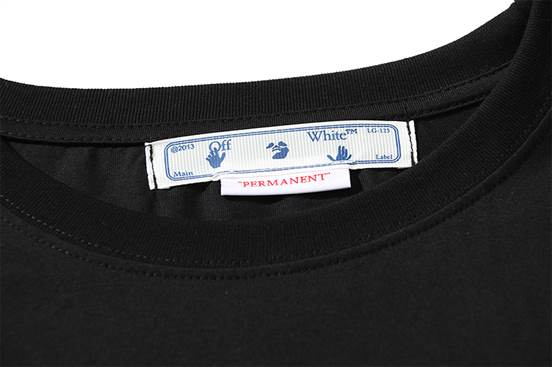 OW Irregular Lines Flying Thread Embroidery T-Shirt – OW61 - Image 13