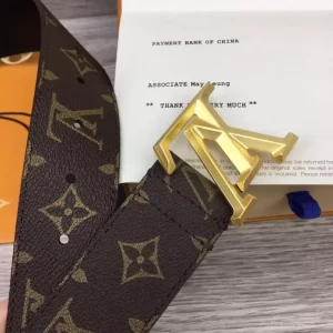 LOUIS VUITTON PYRAMIDE 40MM BELT IN BROWN - B126