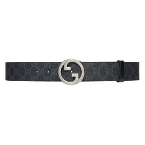 GUCCI BLONDIE BELT IN BLACK SUPREME - B0149