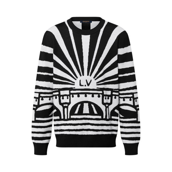 Louis Vuitton Merino Wool Jacquard Pullover - SLV047