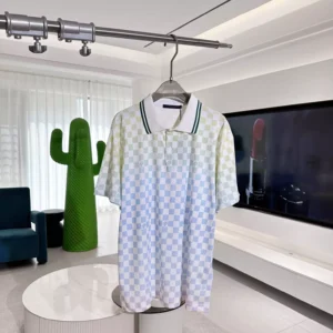 GRADIENT POLOSHIRT IN MULTICOLOR - LSVT0320