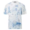 PRINTED COTTON PIQUE T-SHIRT - LSVT0314
