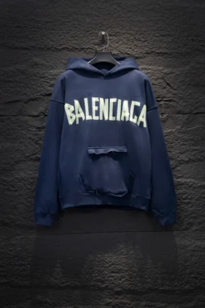 Balenciaga Tape Type Ripped Pocket Hoodie - SBH042