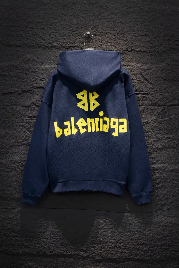 Balenciaga Tape Type Ripped Pocket Hoodie - SBH042
