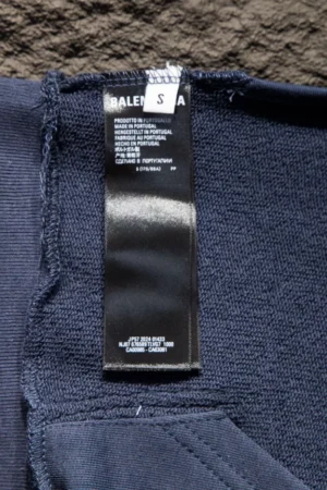 Balenciaga Tape Type Ripped Pocket Hoodie - SBH042