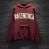Balenciaga Tape Type Ripped Pocket Hoodie - SBH043