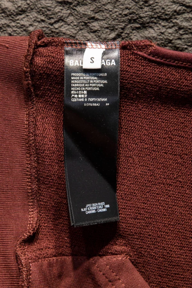 Balenciaga Tape Type Ripped Pocket Hoodie - SBH043