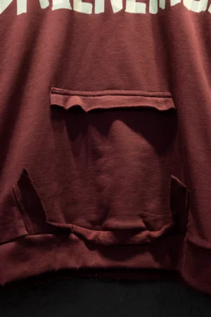 Balenciaga Tape Type Ripped Pocket Hoodie - SBH043