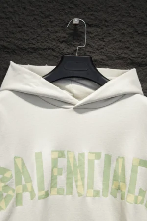 Balenciaga Tape Type Ripped Pocket Hoodie - SBH044