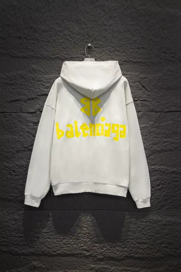 Balenciaga Tape Type Ripped Pocket Hoodie - SBH044