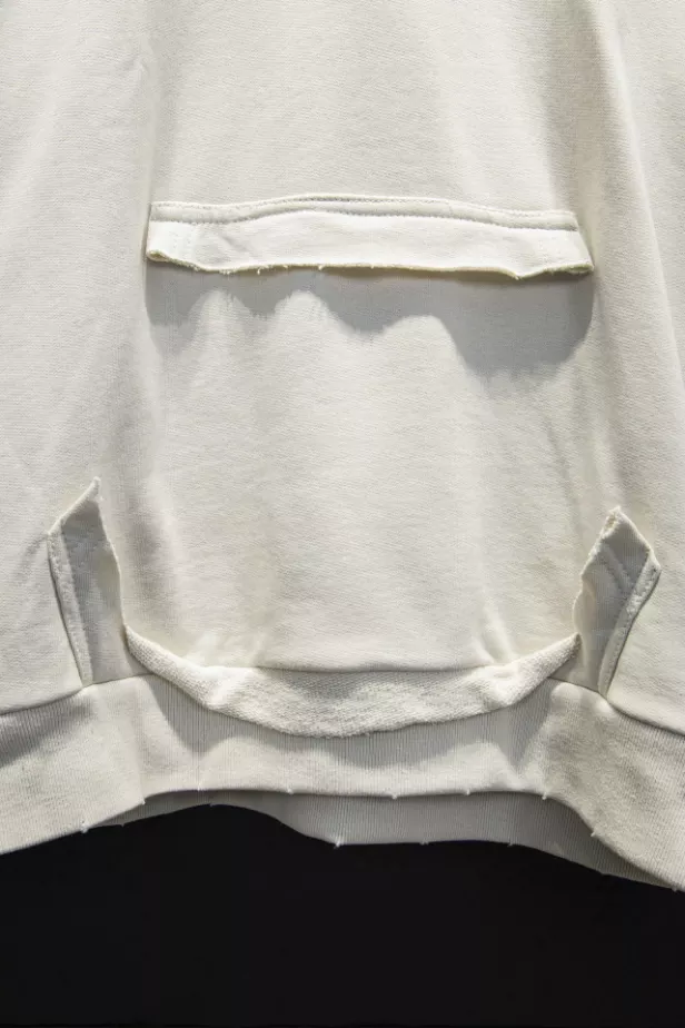 Balenciaga Tape Type Ripped Pocket Hoodie - SBH044
