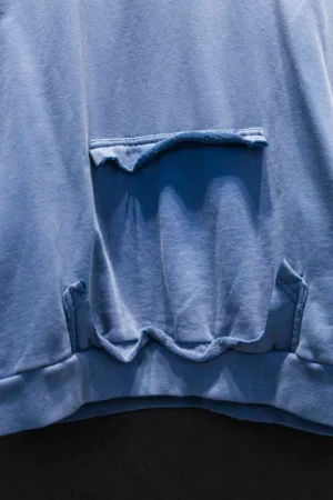 Balenciaga Tape Type Ripped Pocket Hoodie - SBH045