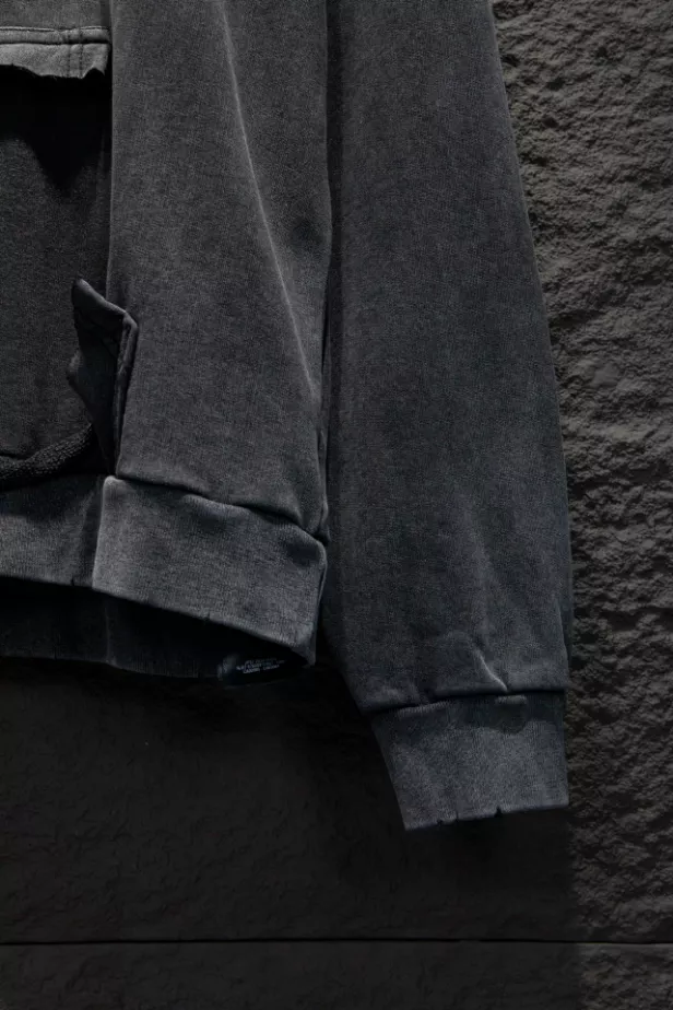 Balenciaga Tape Type Ripped Pocket Hoodie - SBH046