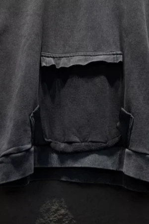 Balenciaga Tape Type Ripped Pocket Hoodie - SBH046