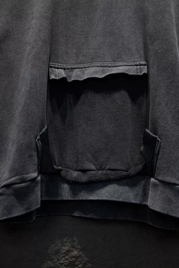 Balenciaga Tape Type Ripped Pocket Hoodie - SBH046