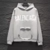 Balenciaga Tape Type Ripped Pocket Hoodie - SBH047
