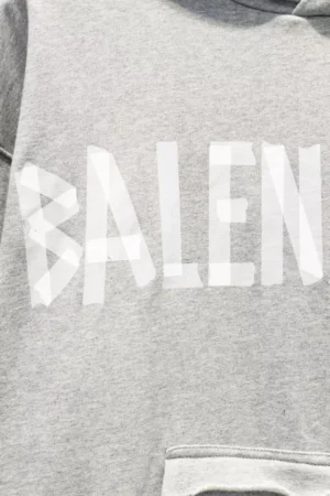 Balenciaga Tape Type Ripped Pocket Hoodie - SBH047