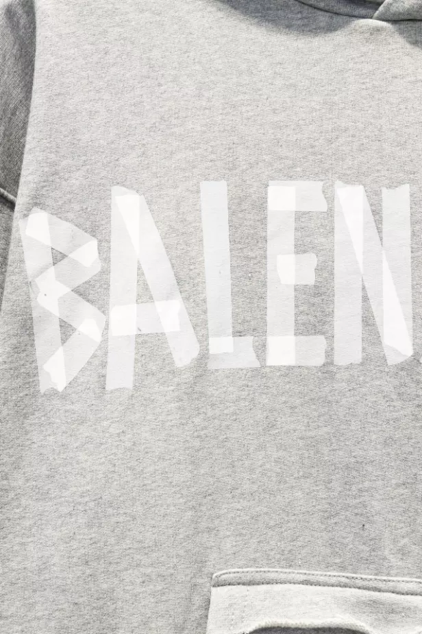Balenciaga Tape Type Ripped Pocket Hoodie - SBH047