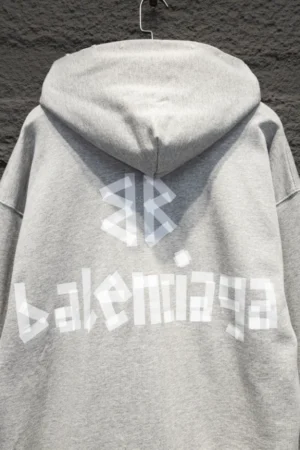 Balenciaga Tape Type Ripped Pocket Hoodie - SBH047