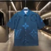 LV Monogram Printed Short-Sleeved Shirt - LVS036