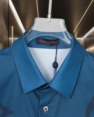 LV Monogram Printed Short-Sleeved Shirt - LVS036