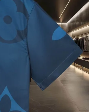 LV Monogram Printed Short-Sleeved Shirt - LVS036