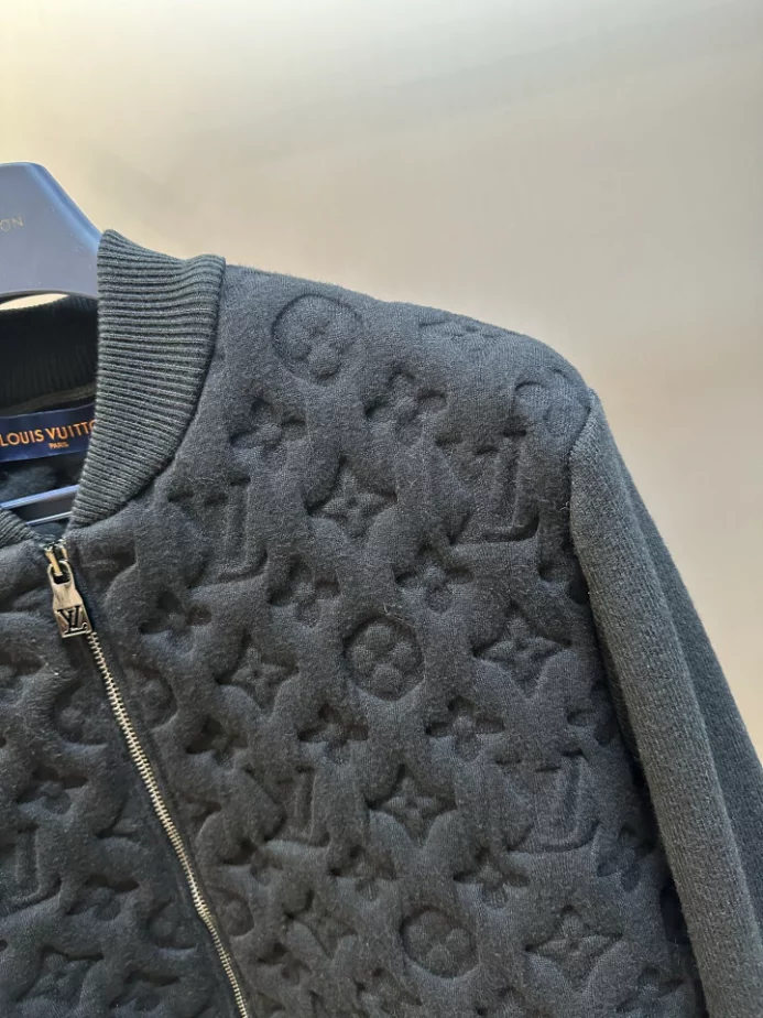 Louis Vuitton Monogram Padded Wool Blend Bomber - LC032