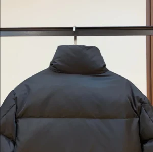 Prada Black Cropped Re-nylon Down Jacket - PC008