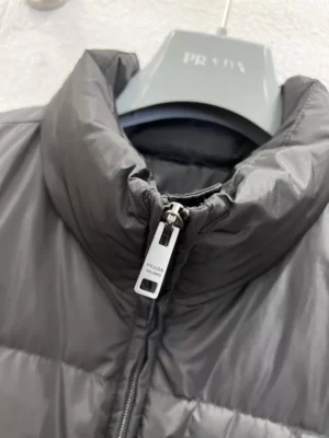 Prada Men's Black Re-nylon Down Jacket - PC009