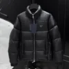 Prada Men's Black Re-nylon Down Jacket - PC012