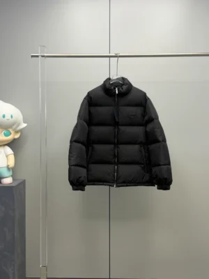 Prada Men's Black Re-nylon Down Jacket - PC013